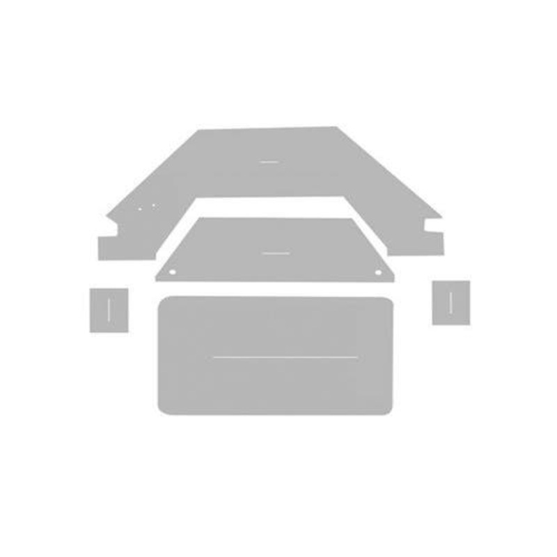 Cab Foam Main Headliner - Gray fits Case IH 9110 9130 9150 9170 9180 9210 9230 9240 9250 9260 9270 9280 9310 9330 9350 60-5921T1 60-5923T1 60-6351T1