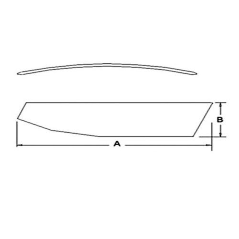 Cab Glass - Door Tinted Right Hand fits Ford fits Case IH JX60 JX70 JX80 JX90 JX90U JX95 JX100U JX1070C JX1075C fits FIAT 65-90 70-90 80-90 5130884