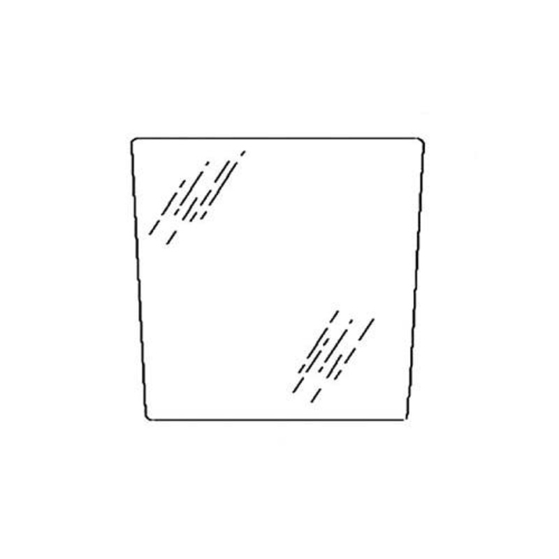 Cab Glass - Lower Front Left Hand fits John Deere 7200 7210 7400 7410 7510 7600 7610 7700 7710 7800 7810 R96196