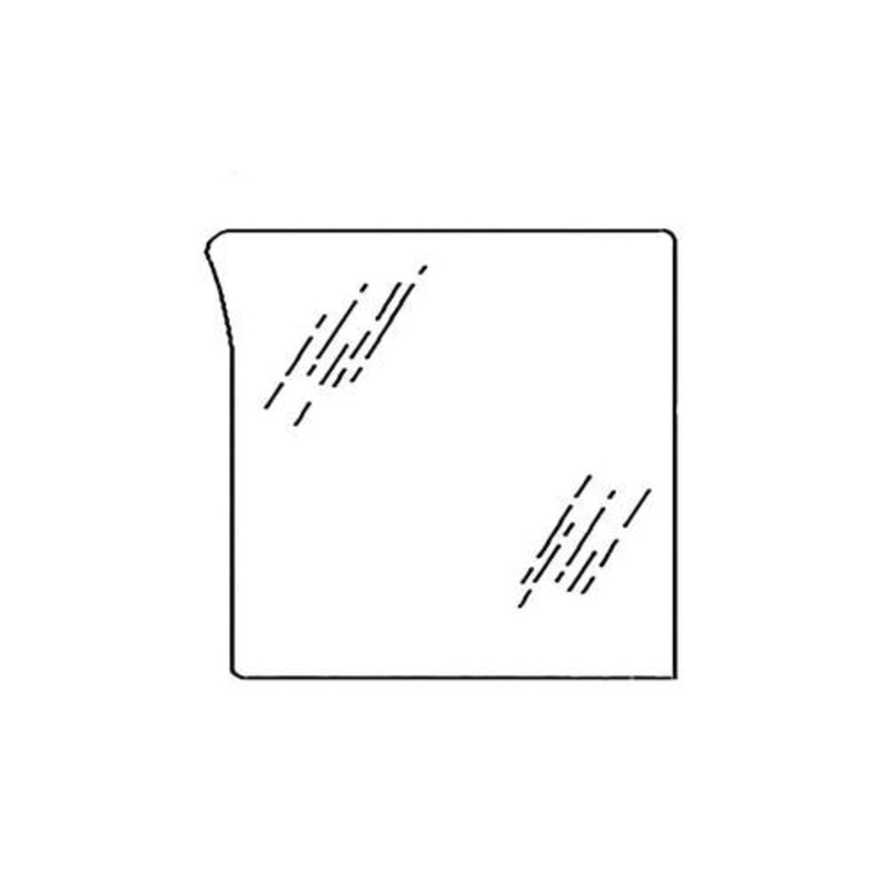 Cab Glass - Lower Left Hand Windshield fits John Deere 6410 6110 6200 6210 6300 6310 6400 6410 6506 6510 6600 6610 6800 6810 6900 6910 L78533