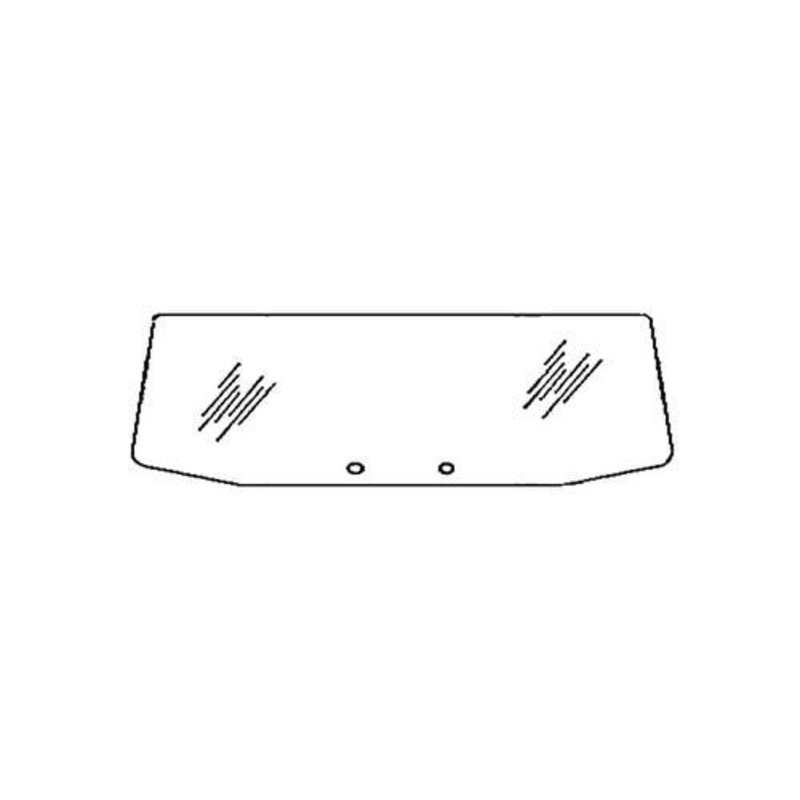 Cab Glass - Lower Rear Tinted Window fits Ford 4610 5110 5600 5610 6600 6610 6700 6710 6810 7600 7610 7700 7710 83909858 fits New Holland 83909858