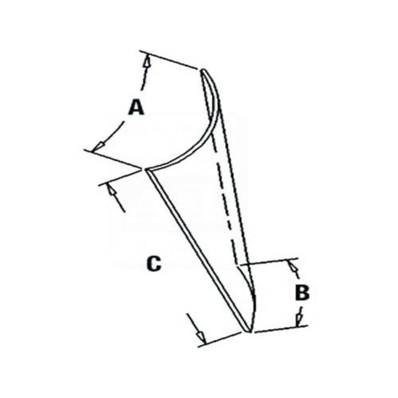 Cab Glass - Lower Right Hand Door fits John Deere 4050 4055 4250 4255 4450 4455 4555 4560 4755 4760 4850 4955 4960 R93147