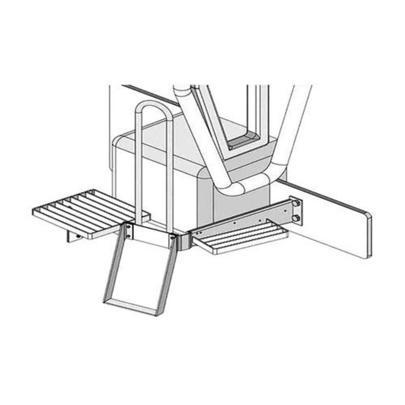 Window Step and Handrail - Right Hand fits Case IH 7110 7120 7130 7140 7210 7220 7230 7240 7250 8910 8920 8930 8940 8950