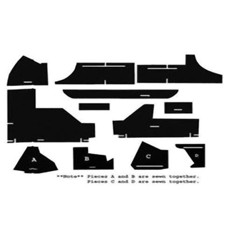 Cab Foam Cab Kit without Headliner fits John Deere 4030 4230 4430 4630 4040 4240 4440 4640 4840 RE56686