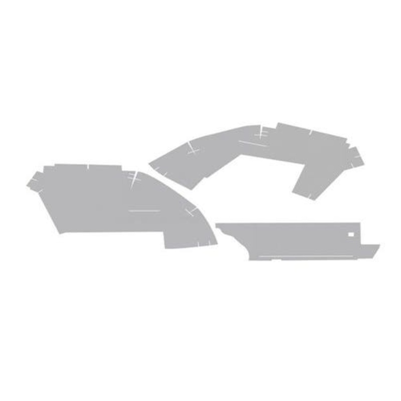 Cab Foam Cab Kit without Headliner - Gray fits Case IH 5120 5130 5140 5220 5230 5240 5250