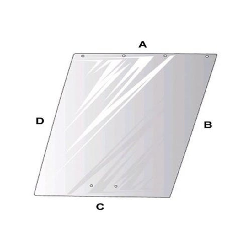 Cab Glass - Right Hand or Left Hand Side Window fits Allis Chalmers 7010 7020 7045 7060 7080 7580 8550 70591658
