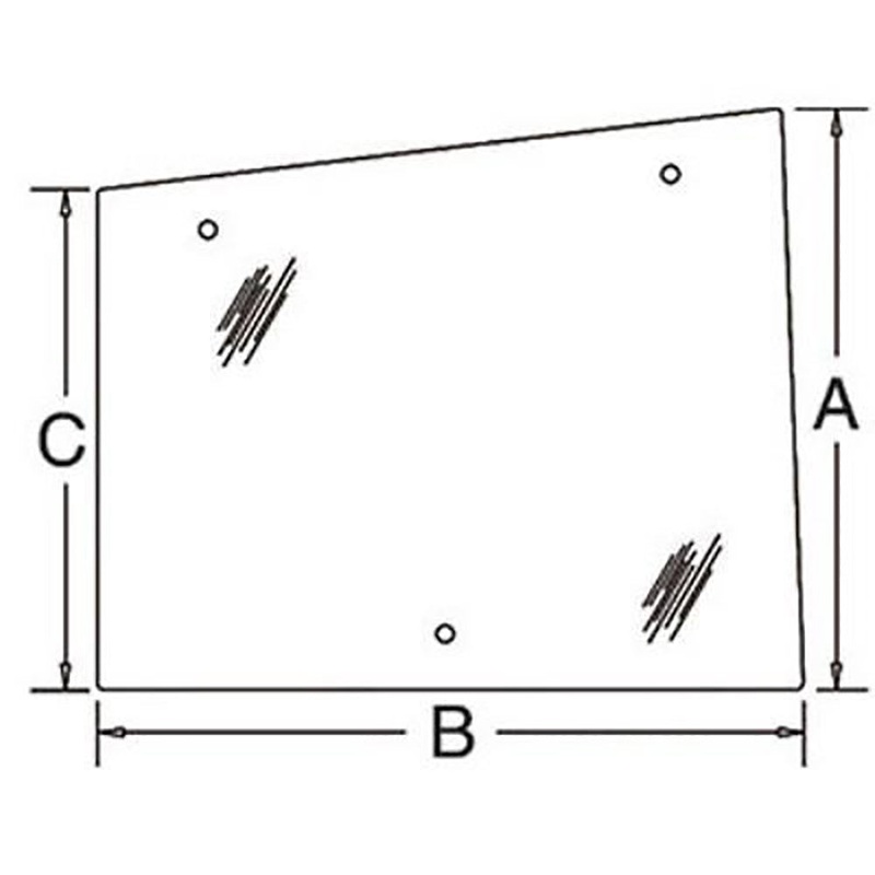 A-86521435-AI Glass, Side (RH) - Hinged