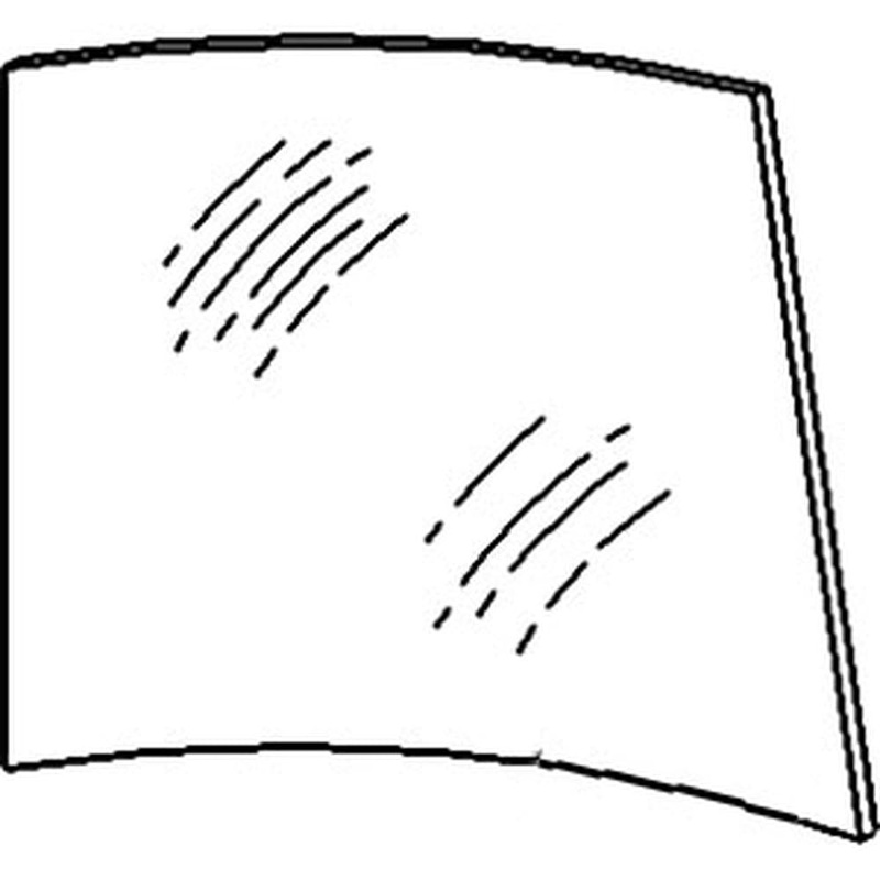 R50755 Upper Door Glass Left Hand Fits John Deere 2140 2350 2550 2750 ++ Tractor