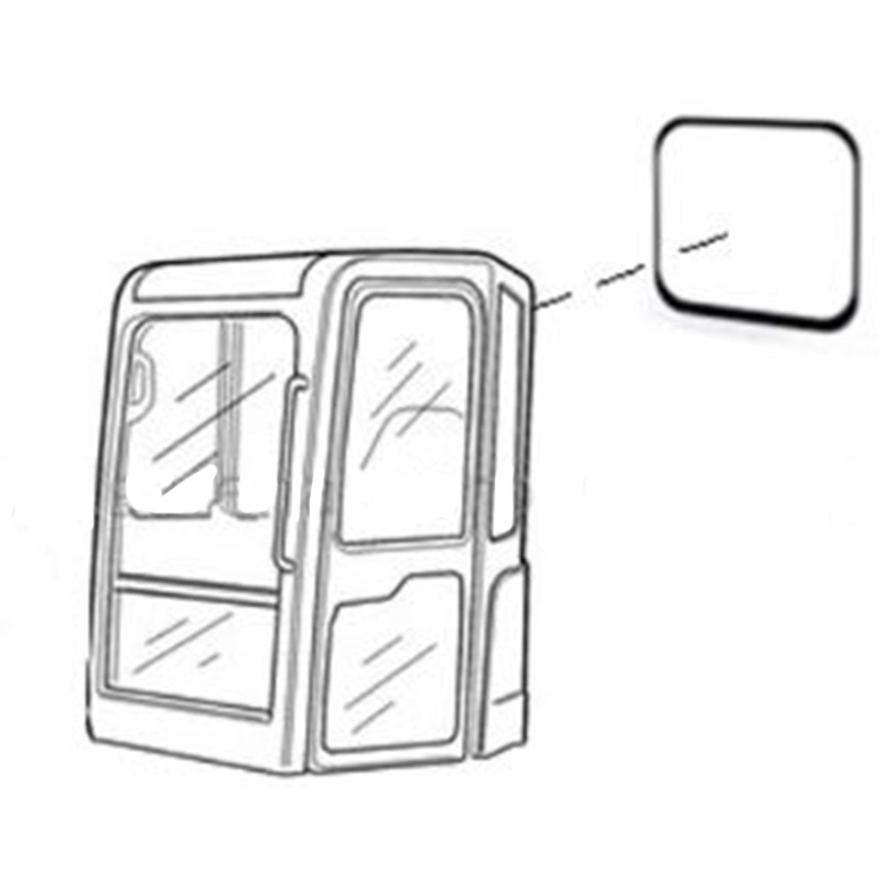 A-7170288-AI Glass, Rear Window