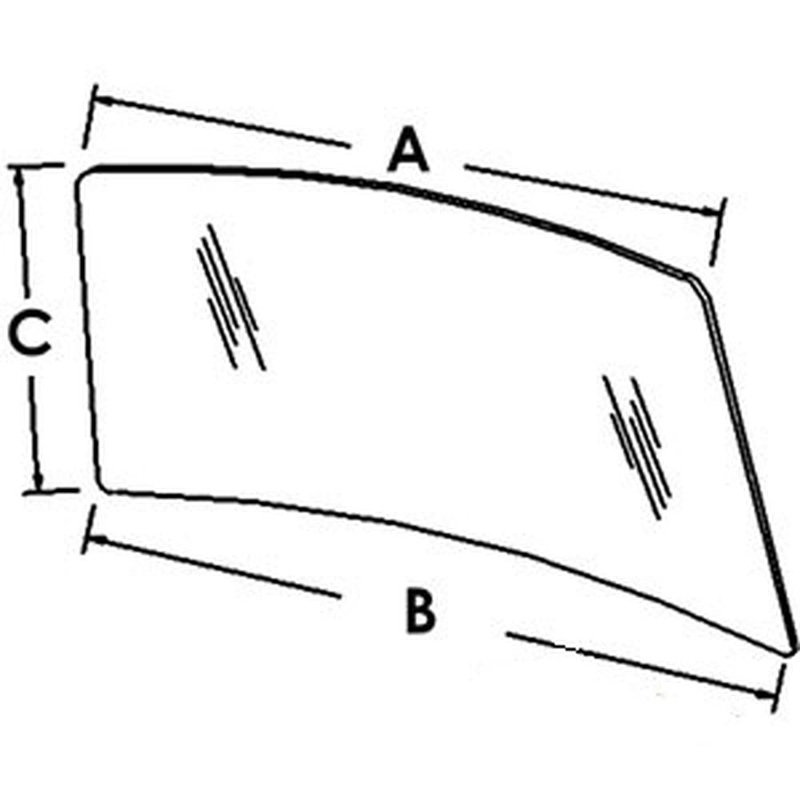 Glass Windshield Fits 7110 7120 7130 7140 7150 7210 7220 7230 7240 7250 8910