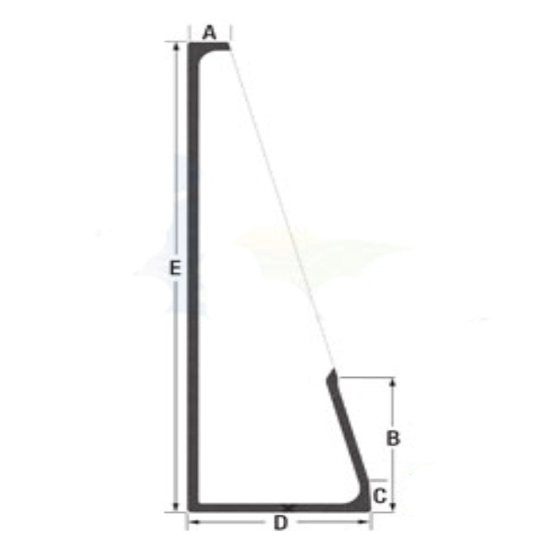 Left Hand Front Side Window Glass Fits John Deere Loader T230094