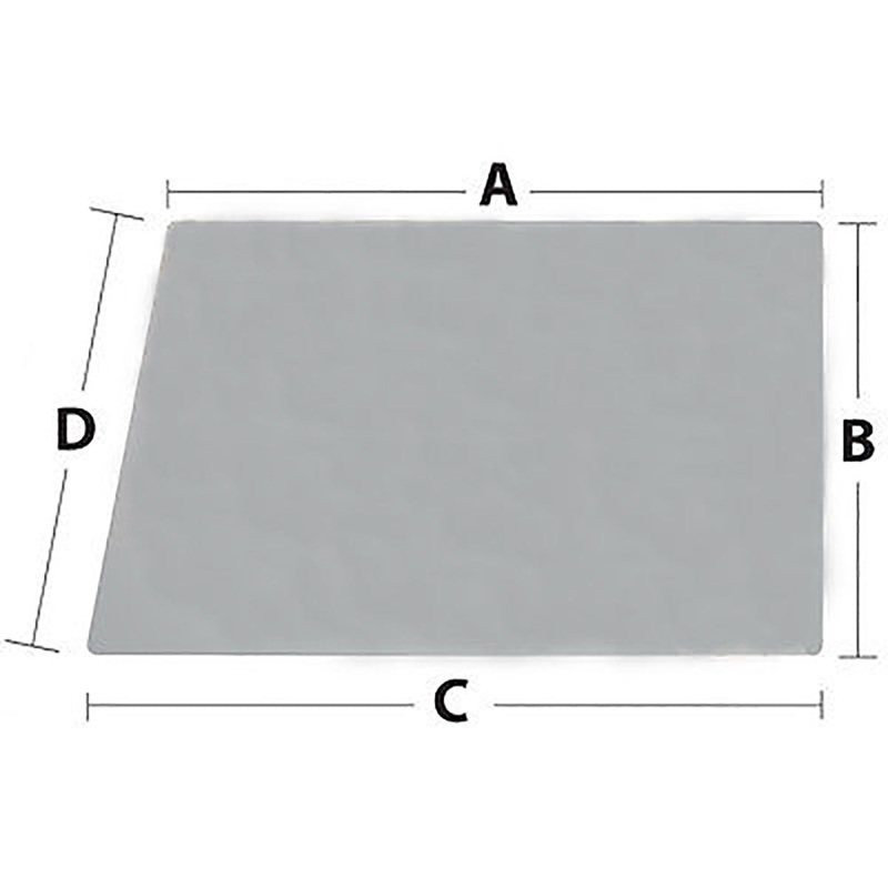 190034A5 Tractor Front Windshield Glass for McCormick CX100 CX105 CX50 CX60 +