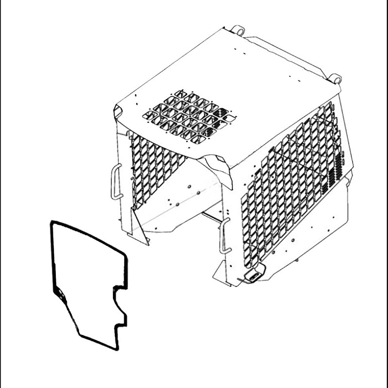 87635930 Front Windshield Glass for NewHolland L160 L170 L180 Skid Steer Loaders