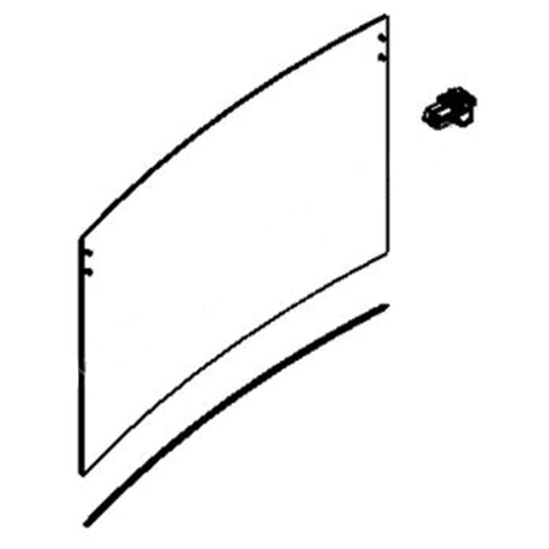 AT354597 Rear Window Kit Fits John Deere 310G 310SG 315SG 410G 710G 710J 310J