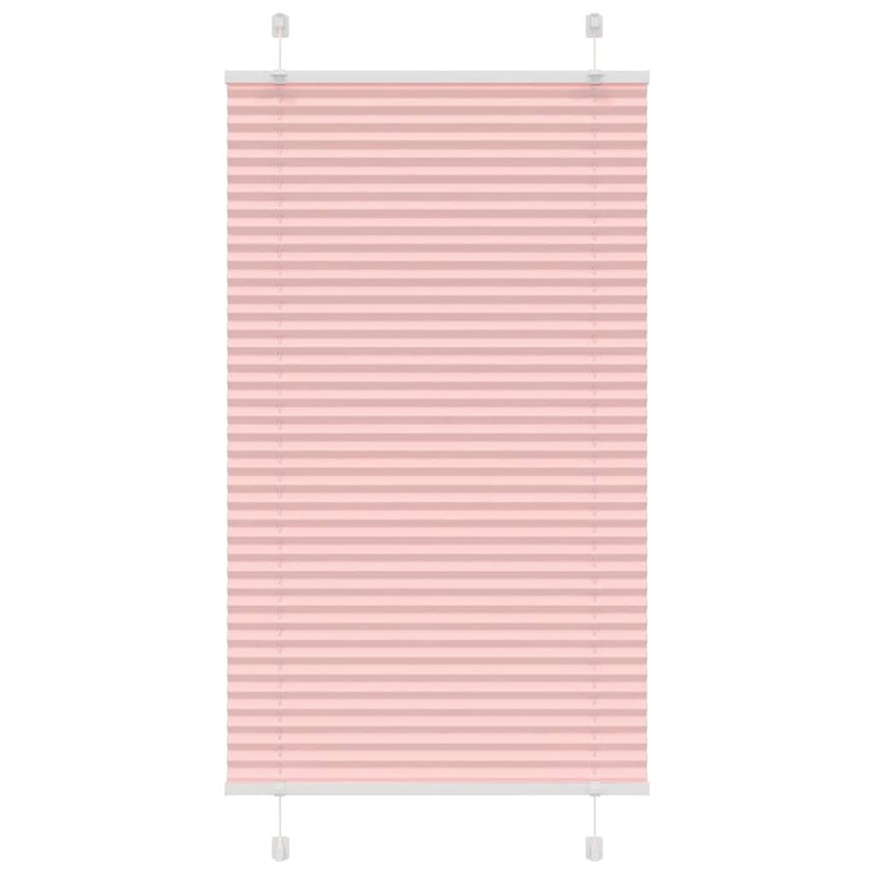 Store pliss rose 70x100 cm largeur du tissu 69,4 cm polyester