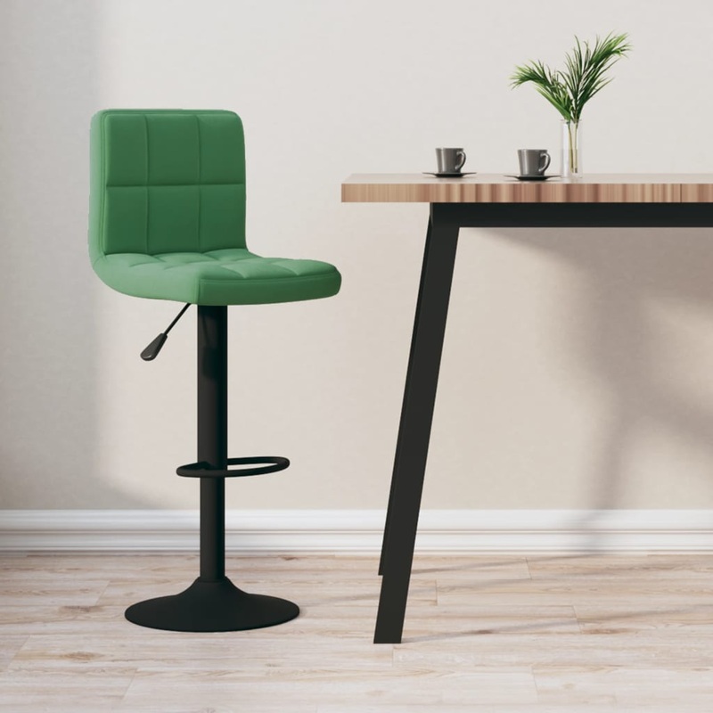 Tabouret de bar Vert fonc Velours